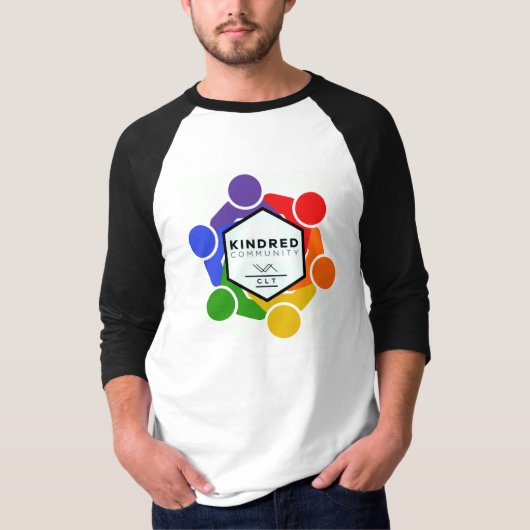 3/4 Mouwen Raglan T-Shirt (Voorkant)