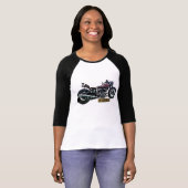 3/4 Sleeve T-Shirt voor vrouwen (Voorkant volledig)