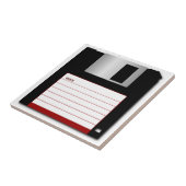 3,5-inch diskette oude computerschijf tegeltje (Zijkant)