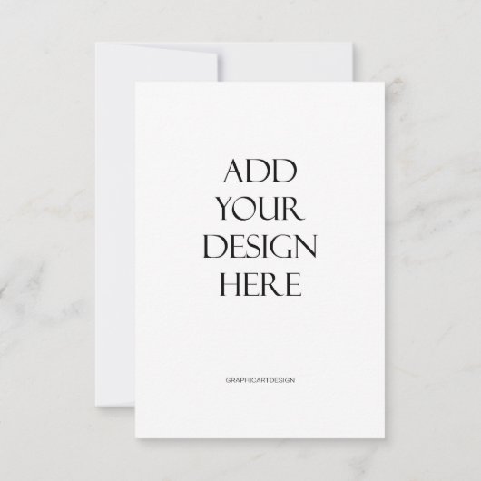 3,5-inch x5-inch verticale Kaart afdrukken Upload  (Achterkant)