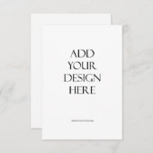 3,5-inch x5-inch verticale Kaart afdrukken Upload (Voorkant / Achterkant)