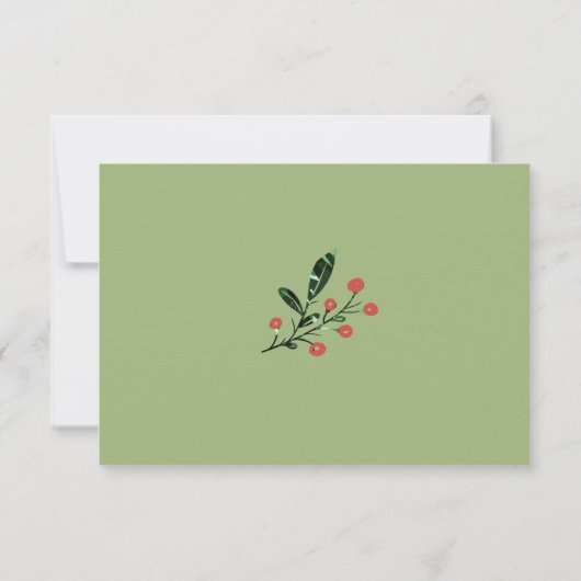 3,5-inch x5-kardinaal vogelschuur bedankkaart (Achterkant)