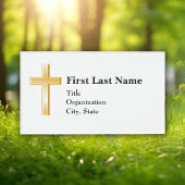 3,5 inch x 2 inch acrylrechthoek, Christelijk Naambadge