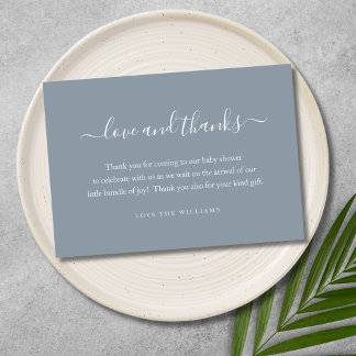 3,5 inch x 5 inch bedankt Baby shower Gift Persoon