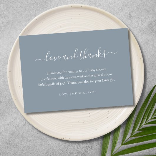 3,5 inch x 5 inch bedankt Baby shower Gift Persoon