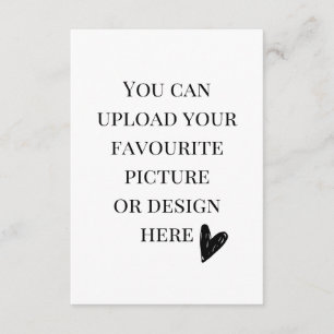 3,5-inch x 5-inch behuizingskaart personaliseren - informatiekaartje