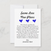 3,5-inch x 5-inch flat-behalve de datumkaart save the date (Voorkant)