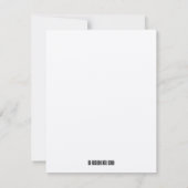 3,5-inch x 5-inch flat-panelkaart bedankkaart (Achterkant)