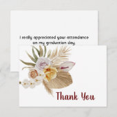 3,5-inch x 5-inch flat-panelkaart bedankkaart (Voorkant / Achterkant)