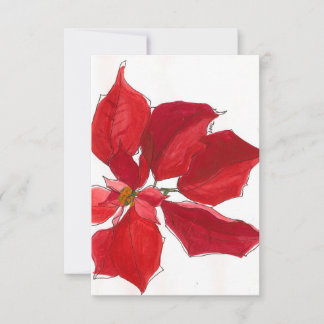 3,5-inch x 5-inch flat-panelkaart bedankkaart