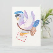 3,5-inch x 5-inch flat-panelkaart bedankkaart (Staand voorkant)