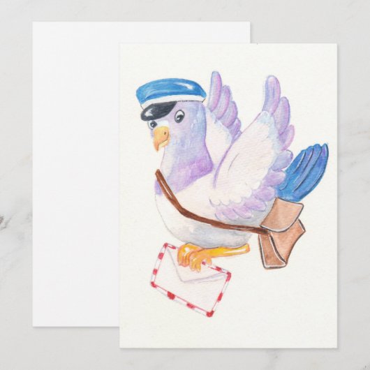 3,5-inch x 5-inch flat-panelkaart bedankkaart (Voorkant / Achterkant)