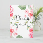 3,5-inch x 5-inch flat-panelkaart bedankkaart (Staand voorkant)