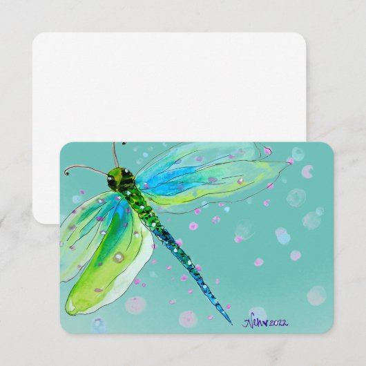 3,5-inch x 5-inch flat-panelkaart bedankkaart (Voorkant / Achterkant)