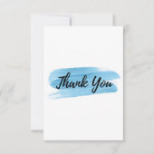 3,5-inch x 5-inch flat-panelkaart bedankkaart (Voorkant)