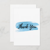 3,5-inch x 5-inch flat-panelkaart bedankkaart (Voorkant / Achterkant)