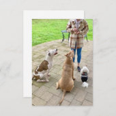 3,5-inch x 5-inch flat-panelkaart bedankkaart (Voorkant / Achterkant)