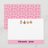 3,5-inch x 5-inch flat-panelkaart bedankkaart (Voorkant / Achterkant)