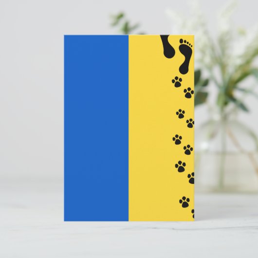 3,5-inch x 5-inch flat-panelkaart bedankkaart (Staand voorkant)