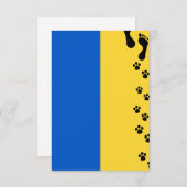 3,5-inch x 5-inch flat-panelkaart bedankkaart (Voorkant / Achterkant)