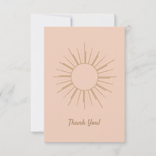 3,5-inch x 5-inch flat-panelkaart bedankkaart (Voorkant)