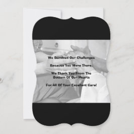 3,5-inch x 5-inch flat-panelkaart voor bedankkaart