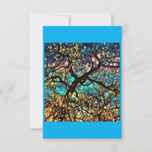 3,5-inch x 5-inch flatpanel Kaart - Levensboom (Voorkant)