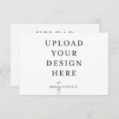 3,5-inch x 5-inch Kaart behuizing - Landschap (Voorkant / Achterkant)