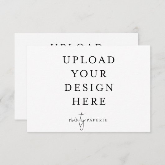 3,5-inch x 5-inch Kaart behuizing - Landschap (Voorkant / Achterkant)