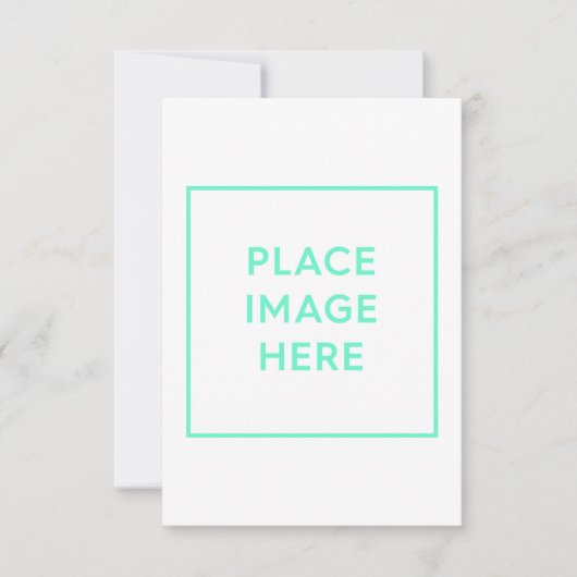 3,5-inch x 5-inch reactiekaart RSVP kaartje (Voorkant)