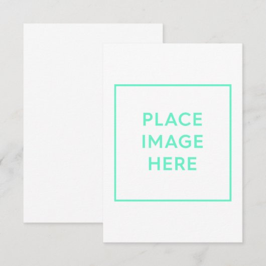 3,5-inch x 5-inch reactiekaart RSVP kaartje (Voorkant / Achterkant)