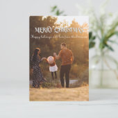 3,5 inch x 5 inch Vrolijke kerst Kaart (Staand voorkant)