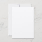 3,5 inch x 5 inch witte viltstift Kaart & envelop Notitiekaartje (Achterkant)