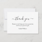 3,5 x5" Dank u, hartelijk dank. Dank u wel Kaart (Voorkant)