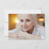 3,5"x5" Duif Rouwkaart Bedankkaart (Achterkant)