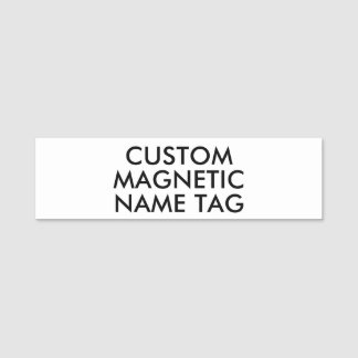 3,5" x 1" op maat gemaakte magnetische naamplaat s naamplaatje