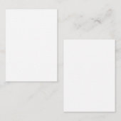 3,5" x 2,5" behuizingenkaarten (10) informatiekaartje (Voorkant / Achterkant)