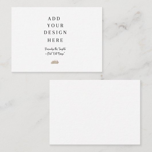 3.5" x 2.5" Enclosure Cards Informatiekaartje (Voorkant / Achterkant)