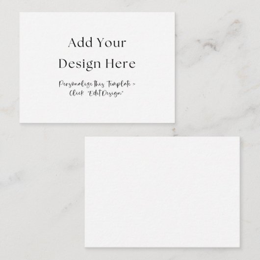 3.5" x 2.5" Enclosure Cards Informatiekaartje (Voorkant / Achterkant)