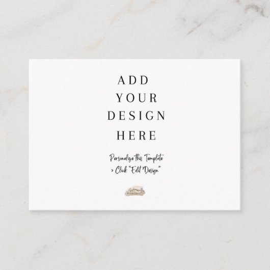 3,5" x 2,5" Envelopkaarten Informatiekaartje (Voorkant)