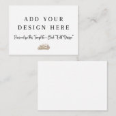 3,5" x 2,5" Envelopkaarten Informatiekaartje (Voorkant / Achterkant)