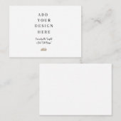 3,5" x 2,5" Envelopkaarten Informatiekaartje (Voorkant / Achterkant)