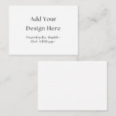 3,5" x 2,5" Envelopkaarten Informatiekaartje (Voorkant / Achterkant)