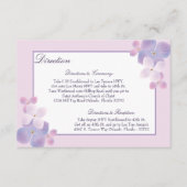 3,5 x 5 Direction Kaart Hydrangea - Paarse (Voorkant)