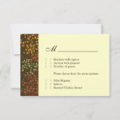 3.5 x 5 - Fall Wedding Reply Cards RSVP Kaartje (Achterkant)