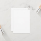 3,5 x 5-inch flat-Wenskaart Kaart (Voorkant / Achterkant in situ)