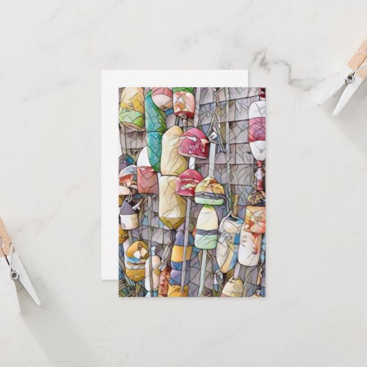 3,5 x 5-inch flat-Wenskaart Kaart (Voorkant / Achterkant in situ)