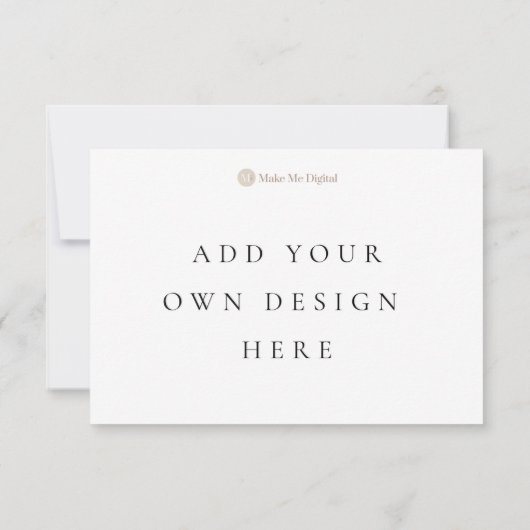 3,5 x 5-inch horizontale kaart met enveloppen (Achterkant)