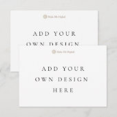 3,5 x 5-inch horizontale kaart met enveloppen (Voorkant / Achterkant)