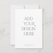 3,5 x 5-inch kaartafdrukken bedankkaart (Voorkant)